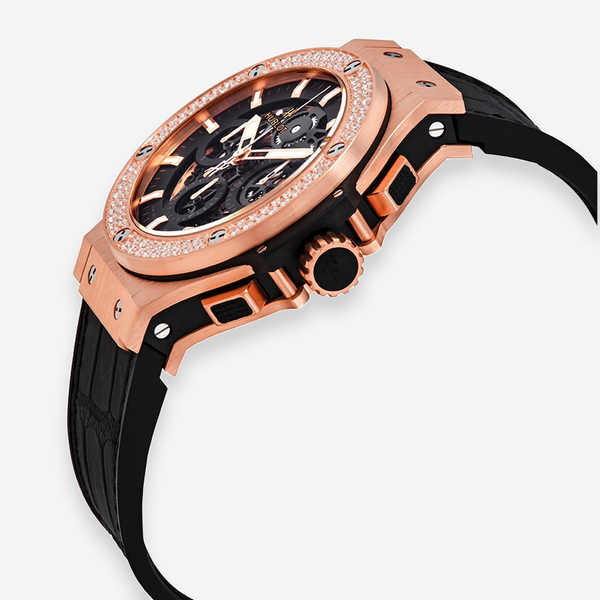 Hublot Big Bang Aero Bang 18K Rose Gold Diamond Automatic Men's Watch 311.PX.1180.GR.1104