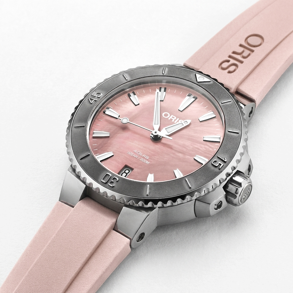 Oris Aquis Date Stainless Steel Automatic Ladies Watch 0173377704158-0741866FC - THE SOLIST