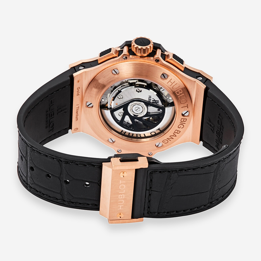 Hublot Big Bang Aero Bang 18K Rose Gold Diamond Automatic Men's Watch 311.PX.1180.GR.1104