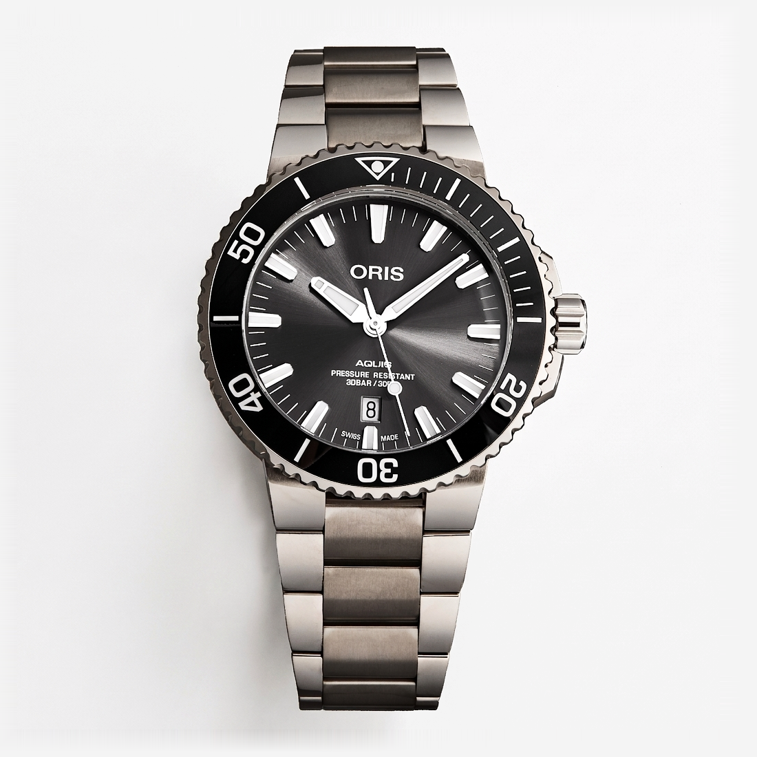 Oris Aquis Date Titanium Automatic Men's Watch 0173377307153-0782415PEB - THE SOLIST