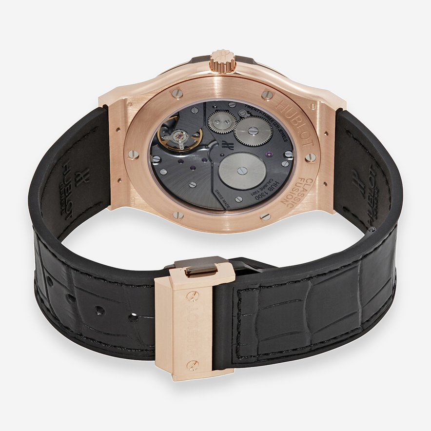 Hublot Classic Fusion Classico Ultra Thin 18K Rose Gold Manual Wind Men's Watch 515.ox.1280.lr