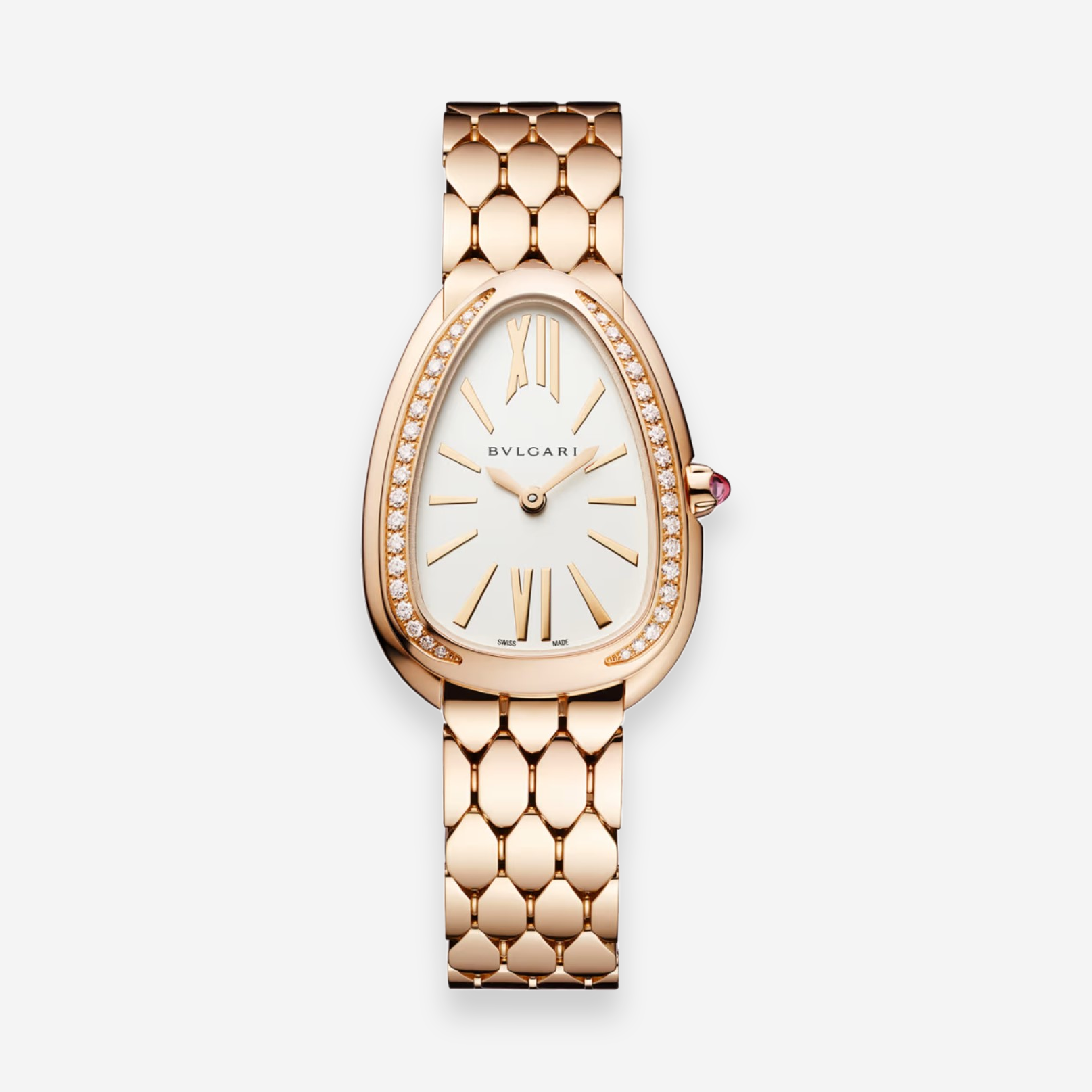Bulgari Serpenti Seduttori 18K Rose Gold Diamond Quartz Ladies Watch 103146 - THE SOLIST