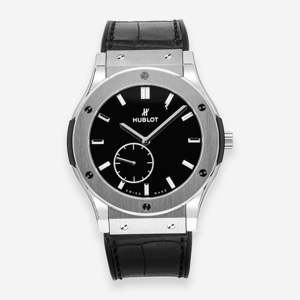 Hublot Classic Fusion Classico Ultra Thin Titanium Manual Wind Men's Watch 515.nx.1270.lr