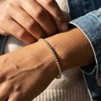Lugano 18K Yellow Gold Diamond Bangle Bracelet 1316153