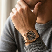 Hublot Classic Fusion Classico Ultra Thin 18K Rose Gold Manual Wind Men's Watch 545.ox.0180.lr