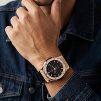 Hublot Classic Fusion 18K Rose Gold Diamond Automatic Men's Watch 542.ox.1180.lr.1704 - THE SOLIST