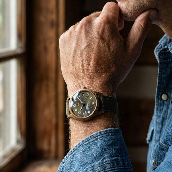 Oris Big Crown ProPilot Big Date Bronze Automatic Men's Watch 0175177613164-0732003BRLC - THE SOLIST
