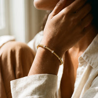 Lugano 18K Yellow Gold Diamond Cuff Bracelet 226-39 - THE SOLIST