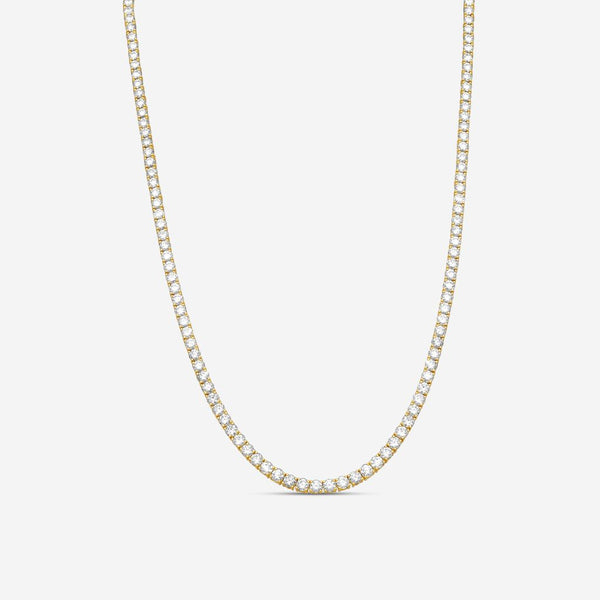 Ina Mar 14K Yellow Gold Diamond 4-Prong Tennis Necklace N1197K-FY-1500F - THE SOLIST