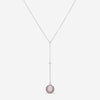 London Pearl 18K White Gold Tahitian 9.5mm Pearl and Diamond Drop Necklace EM - 0018 - P4994TH - THE SOLIST - London Pearl