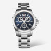 Longines Conquest Chronograph Stainless Steel Quartz Men's Watch L37024966 - THE SOLIST - Longines