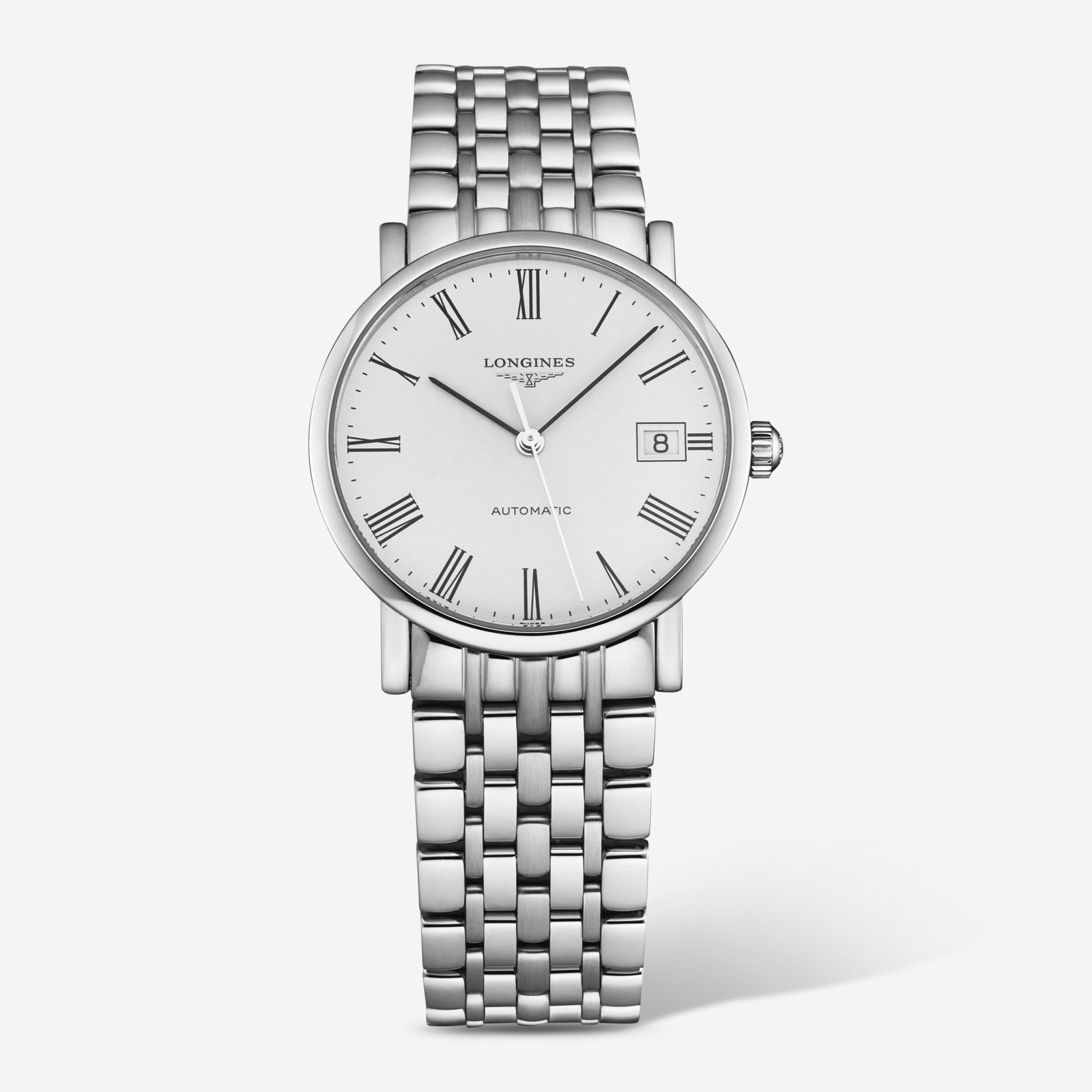 Longines Elegant Stainless Steel Automatic Ladies Watch L48094116 - THE SOLIST - Longines