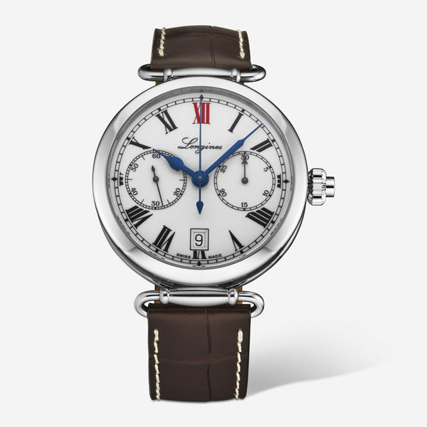 Longines Heritage Chronograph Anniversary Edition Stainless Steel Automatic Men's Watch L27764213 - THE SOLIST - Longines