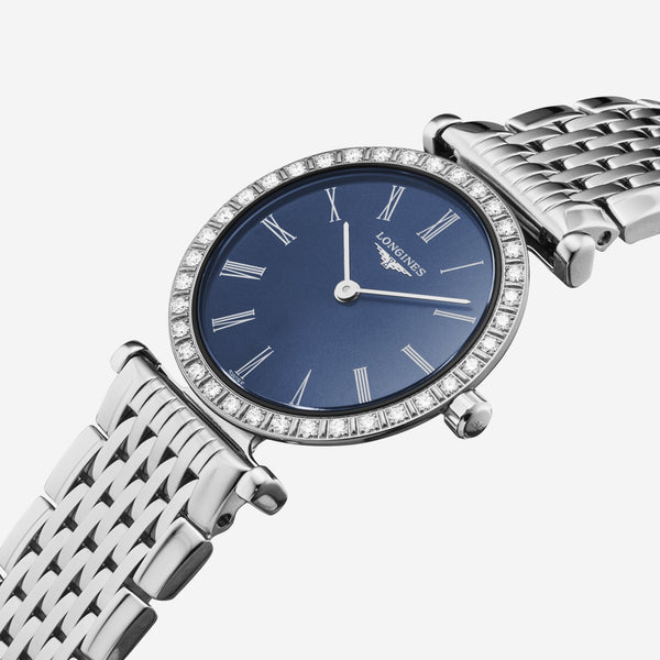 Longines La Grande Classique Stainless Steel Diamond Quartz Ladies Watch L4.341.0.94.6 - THE SOLIST - Longines