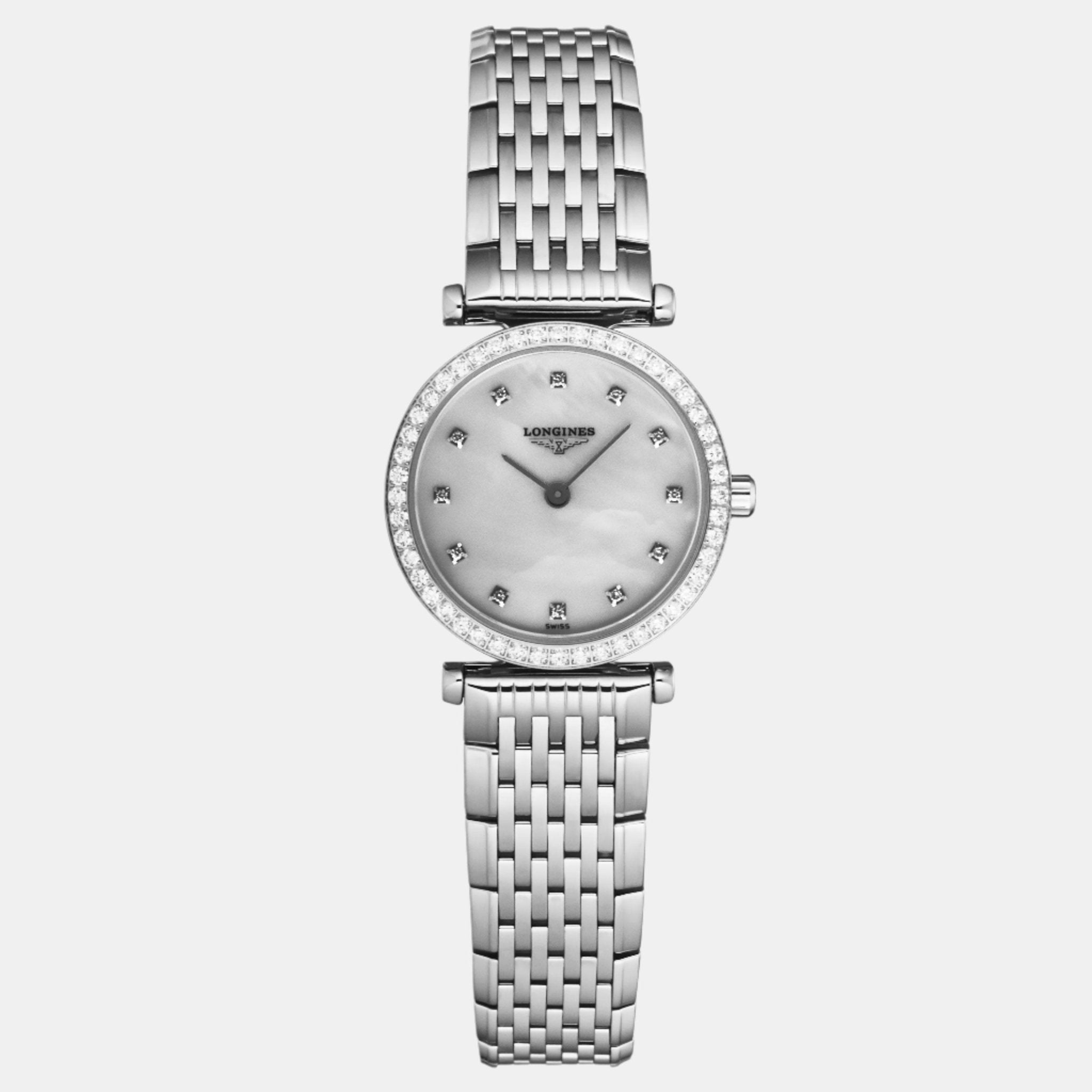 Longines La Grande Diamond White Mother - of - Pearl Dial Quartz Ladies Watch L4.241.0.80.6 - THE SOLIST - Longines