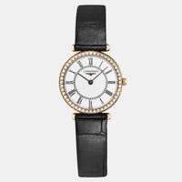 Longines La Grande White Dial Diamond Quartz Ladies Watch L4.191.9.11.0 - THE SOLIST - Longines