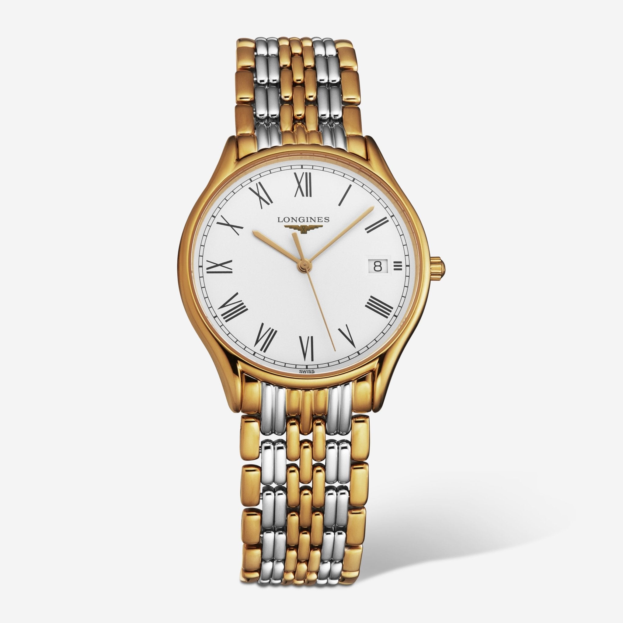 Lyre Stainless Steel & 18K Rose Gold Quartz Watch L47591117