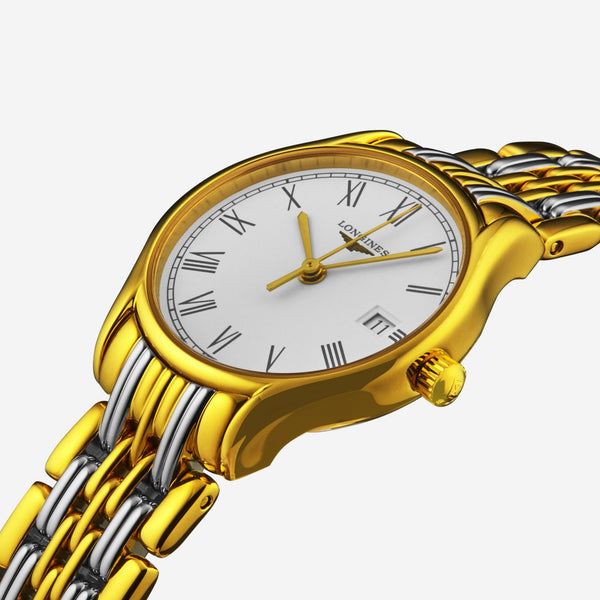 Longines Lyre Stainless Steel & 18K Yellow Gold Quartz Ladies Watch L42592117 - THE SOLIST - Longines