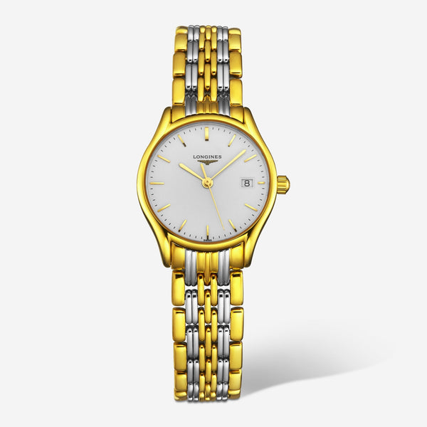 Longines Lyre Stainless Steel & 18K Yellow Gold Quartz Ladies Watch L42592127 - THE SOLIST - Longines