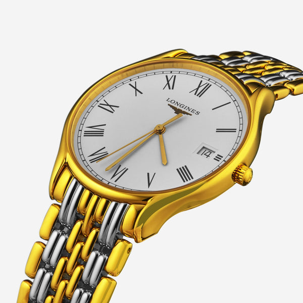 Longines Lyre Stainless Steel & 18K Yellow Gold Quartz Ladies Watch L47592117 - THE SOLIST - Longines