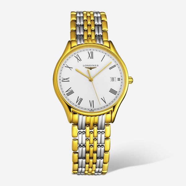 Longines Lyre Stainless Steel & 18K Yellow Gold Quartz Ladies Watch L47592117 - THE SOLIST - Longines