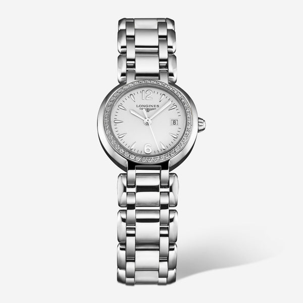 Longines PrimaLuna Stainless Steel Quartz Ladies Watch L81100166 - THE SOLIST - Longines