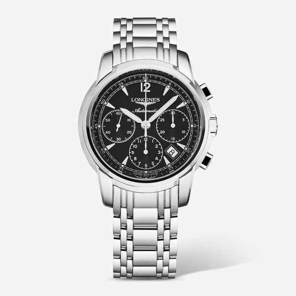 Longines Saint - Imier Stainless Steel Chronograph Automatic Men's Watch L27524526 - THE SOLIST - Longines