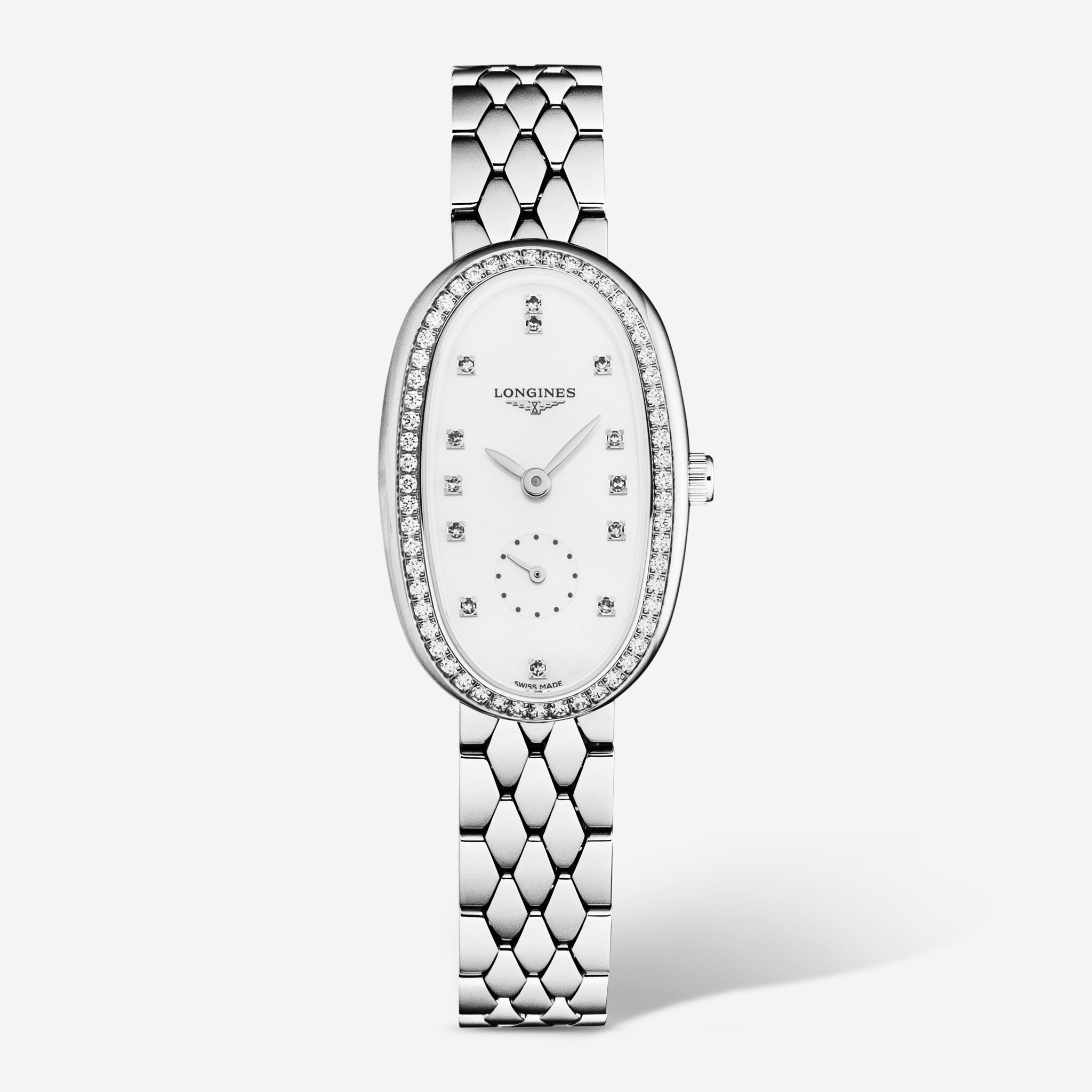 Longines Symphonette Stainless Steel Diamond Quartz Ladies Watch L2.306.0.87.6 - THE SOLIST - Longines