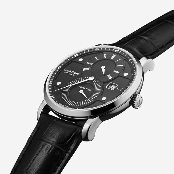 Louis Erard Excellence Regulator Stainless Steel Automatic Men's Watch 86236AA02.BDC51 - THE SOLIST - Louis Erard