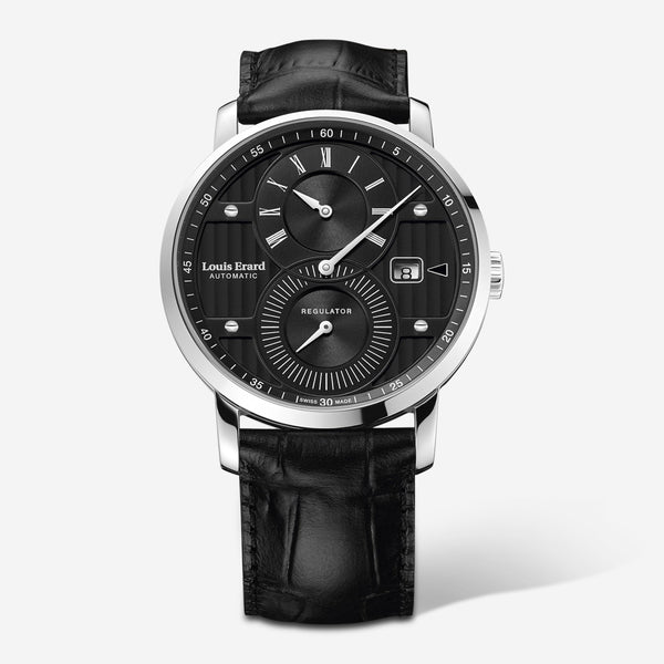 Louis Erard Excellence Regulator Stainless Steel Automatic Men s Watch 86236AA02.BDC51 THE SOLIST
