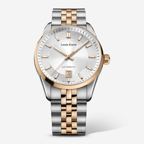 Louis Erard Heritage Silver Dial Two-tone Stainless Steel Men's Automatic  Watch 69101AB71.BMA58