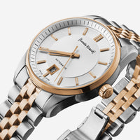 Louis Erard Heritage Silver Dial Two - tone Stainless Steel Men's Automatic Watch 69101AB71.BMA58 - THE SOLIST - Louis Erard