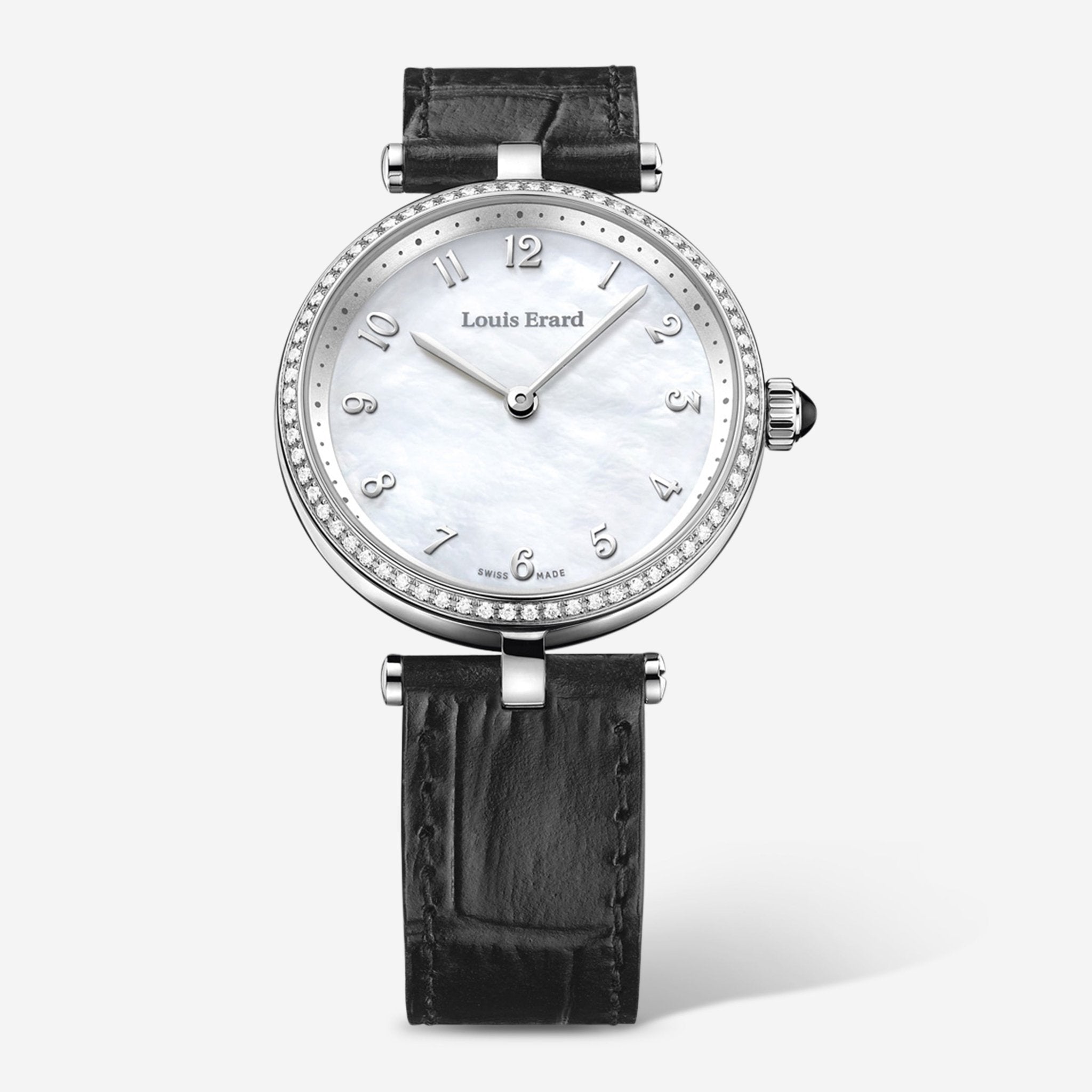 Louis Erard Romance Diamond White Mother of Pearl Ladies Quartz Watch 11810SE34.BDBB5 - THE SOLIST - Louis Erard