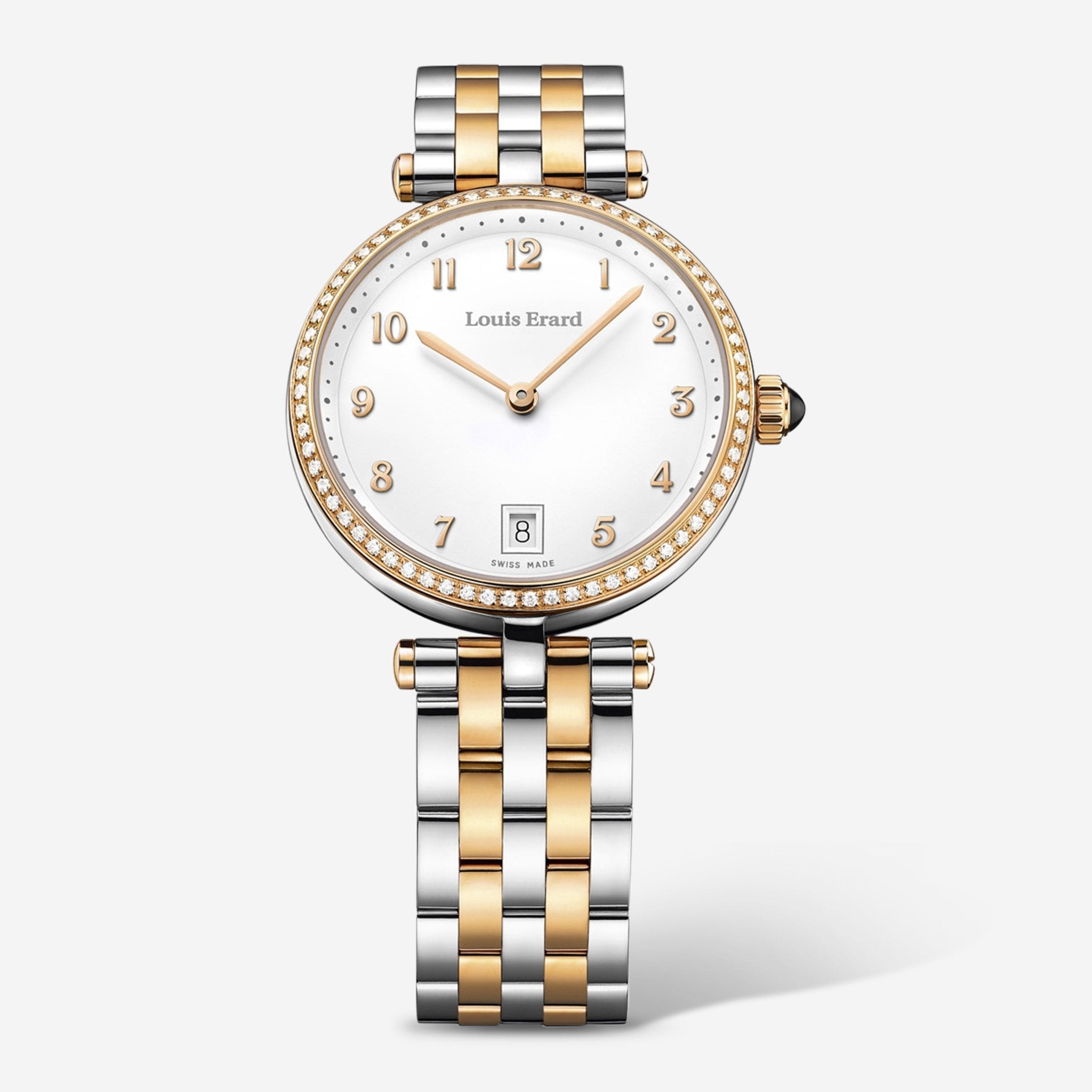 Romance Diamond Mother Pearl Two tone Stainless Steel Quartz Watch 11810SB40.BMA27