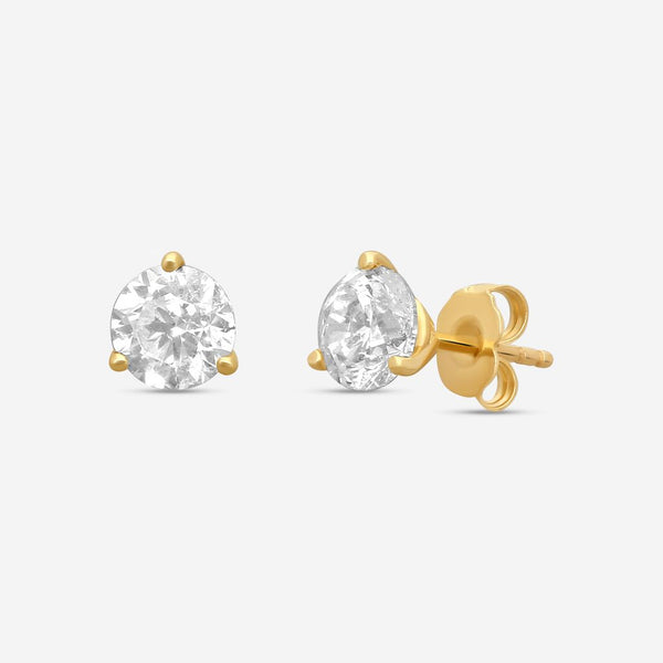 Ina Mar 14K Yellow Gold Diamond 2.00 ct. Martini Stud Earrings ST1001D-FY-200F - THE SOLIST