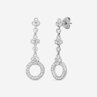 Suna Platinum Diamond Lace Drop Earrings E2427P