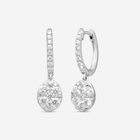 Ina Mar 14K White Gold Diamond Drop Earrings ER29926-CS4WH