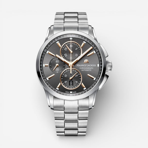 Maurice Lacroix Pontos Chronograph Stainless Steel Automatic Men's Watch PT6388-SS002-331-1