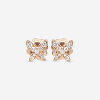 Mimi Milano Freevola 18K Rose Gold, Diamond Stud Earrings OXM242R8B - THE SOLIST - Mimi Milano