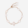 Mimi Milano Freevola 18K Rose Gold, Mother - of - Pearl, Cultured Pearl & Diamond Chain Bracelet BXM112R1M1B - THE SOLIST - Mimi Milano