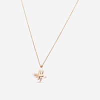 Mimi Milano Freevola 18K Rose Gold, Pink Coral Butterfly Pendant PXM243R8P2 - THE SOLIST - Mimi Milano