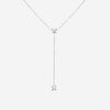 Mimi Milano Freevola 18K White Gold, Diamond Drop Necklace CXM368B8B - THE SOLIST - Mimi Milano