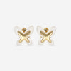 Mimi Milano Freevola 18K Yellow Gold, Kogolon Stud Earrings OXM243G8P1 - THE SOLIST - Mimi Milano
