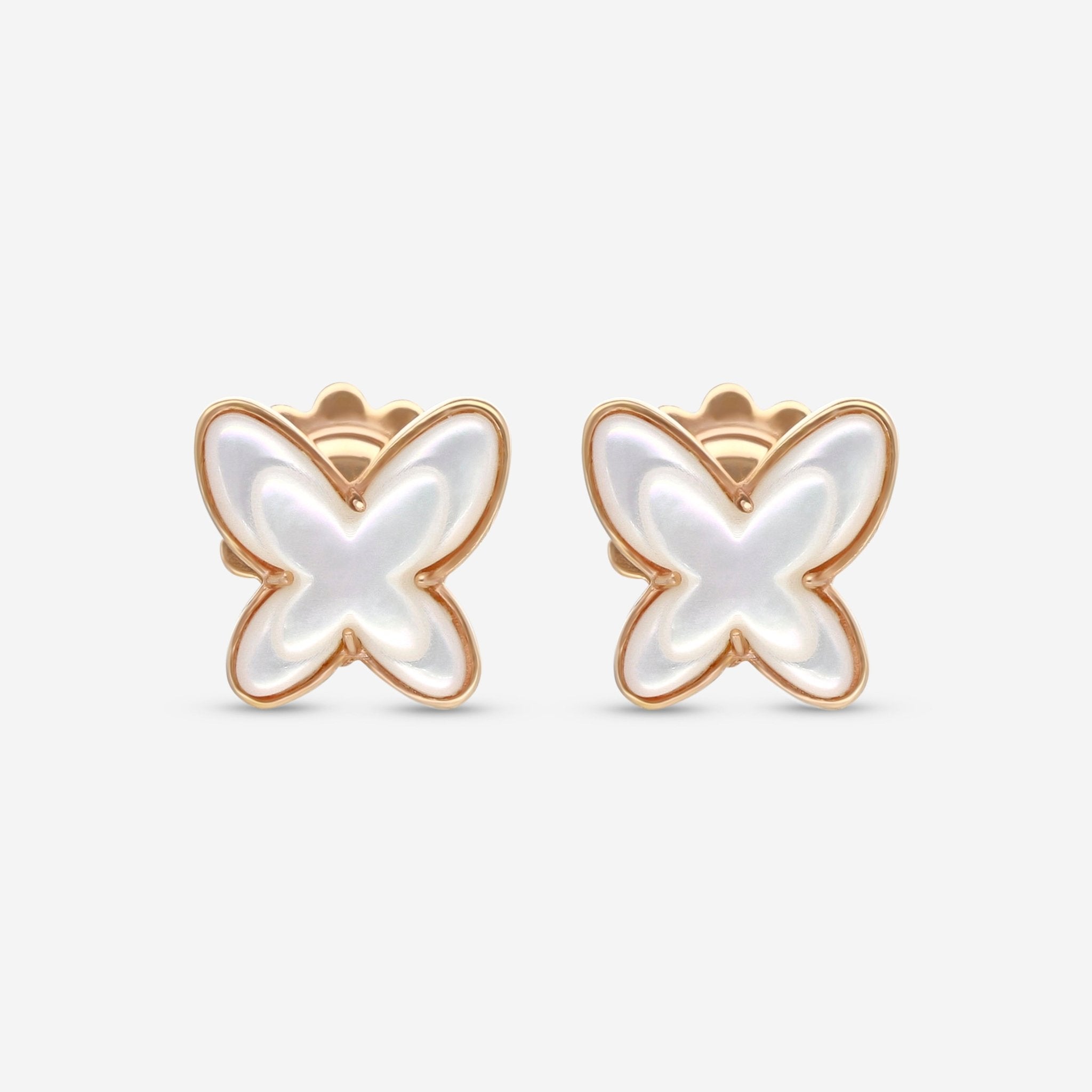 Mimi Milano Freevola 18K Yellow Gold, Pearl Stud Earrings OXM113R8M1 - THE SOLIST - Mimi Milano