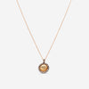 Mimi Milano Happy 18K Rose Gold, Citrine & Brown Diamond Pendant Necklace PLM307R8CM - THE SOLIST - Mimi Milano