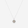 Mimi Milano Happy 18K White Gold, Diamond & Black Pearl Pendant Necklace PLM307B5B - THE SOLIST - Mimi Milano