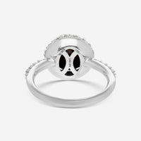 Mimi Milano Happy 18K White Gold, Diamond & Black Ring Sz. 6.5 ALM307B5B - THE SOLIST - Mimi Milano