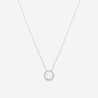 Mimi Milano Happy 18K White Gold, Diamond & White Pearl Pendant Necklace PLM306B1B - THE SOLIST - Mimi Milano