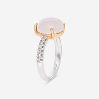 Mimi Milano Juliet 18K White & Yellow Gold, Crystal & Ring Sz. 7.5 A305C8QLB - THE SOLIST - Mimi Milano