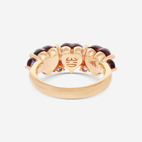 Mimi Milano Juliet 18K White & Yellow Gold, Garnet, Iolite Ring Sz. 6.75 A451C8GI - THE SOLIST - Mimi Milano